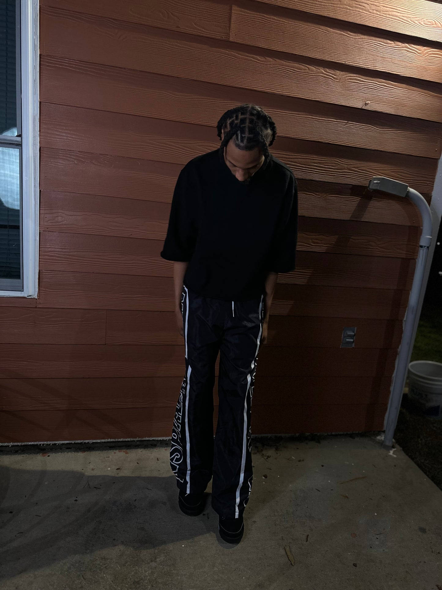 INSPIRED BY TEN BLACK TRACK PANTS