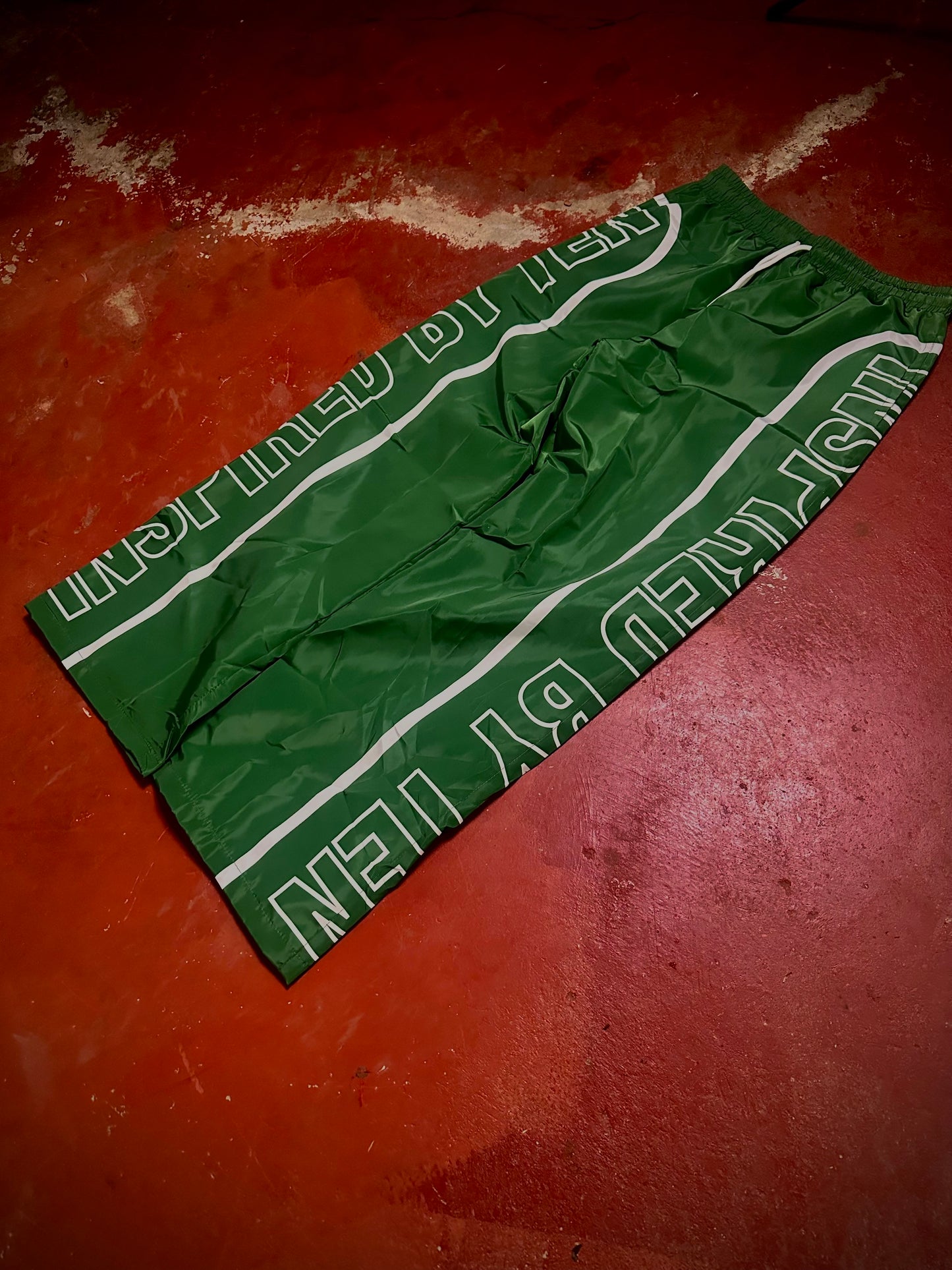 INSPIRED BY TEN GREEN TRACK PANTS